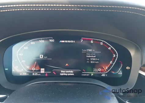 2020 BMW M550I xDrive из США, поврежденный, VIN WBAJS7C05LCD71404